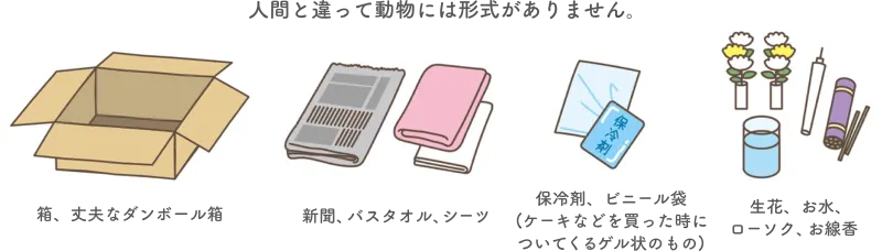 火葬の準備
