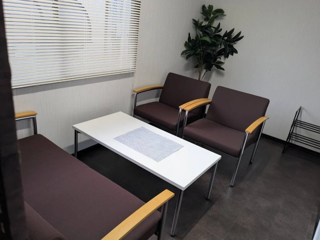 お持込によるご火葬に対応した待合室